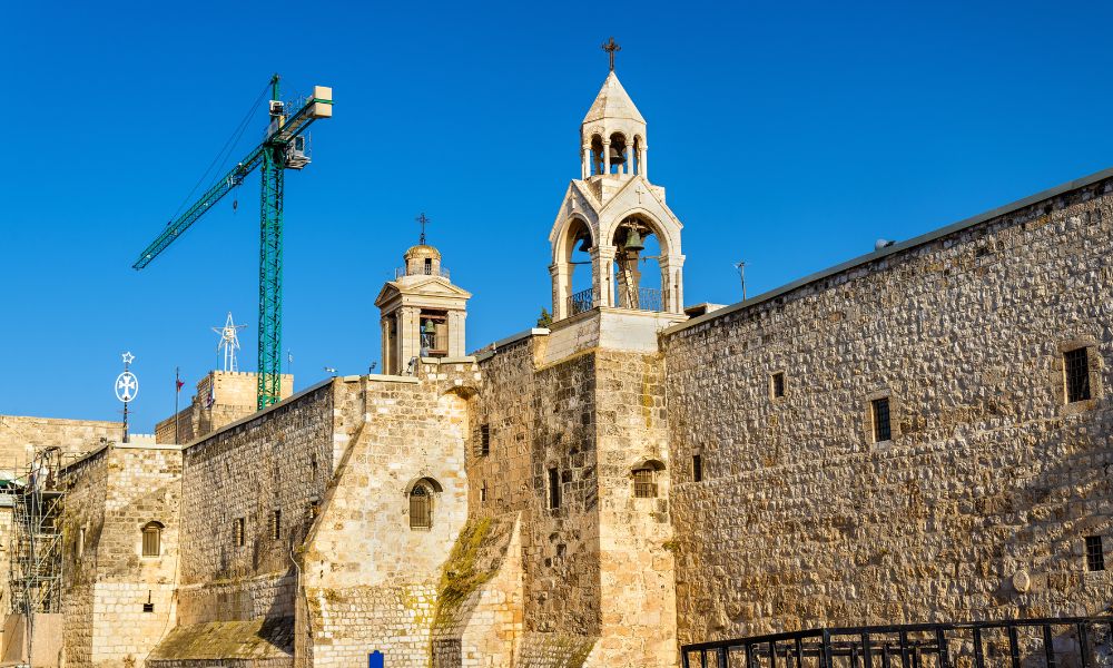 Ilustración de la Basílica de la Natividad en Belén